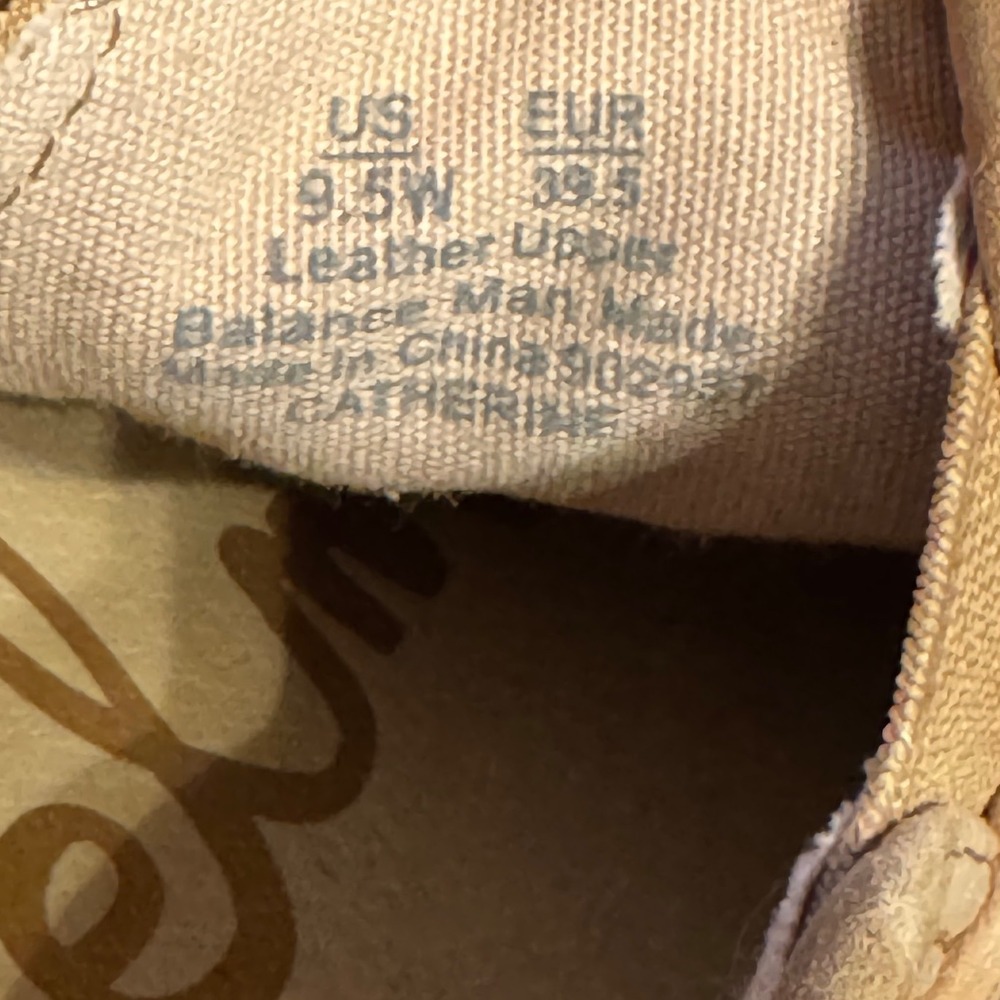 NWOT Sam Edelman Womens 9.5W Espadrille Flats Tan Woven Leather Slip On Shoes‎ - Picture 3 of 3